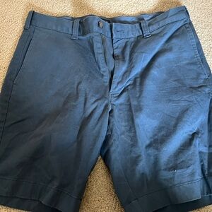 J. Crew Classic Dark Blue Flat Front Shorts